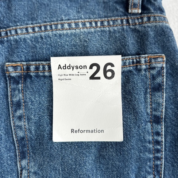 Reformation Dark Indigo Flare Jeans - Picture 5 of 14